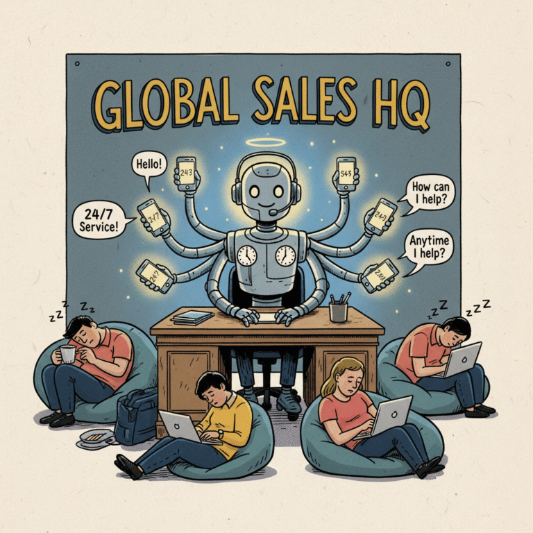 24/7 Sales Assistant With AI: Transforming Your First Sales Contact